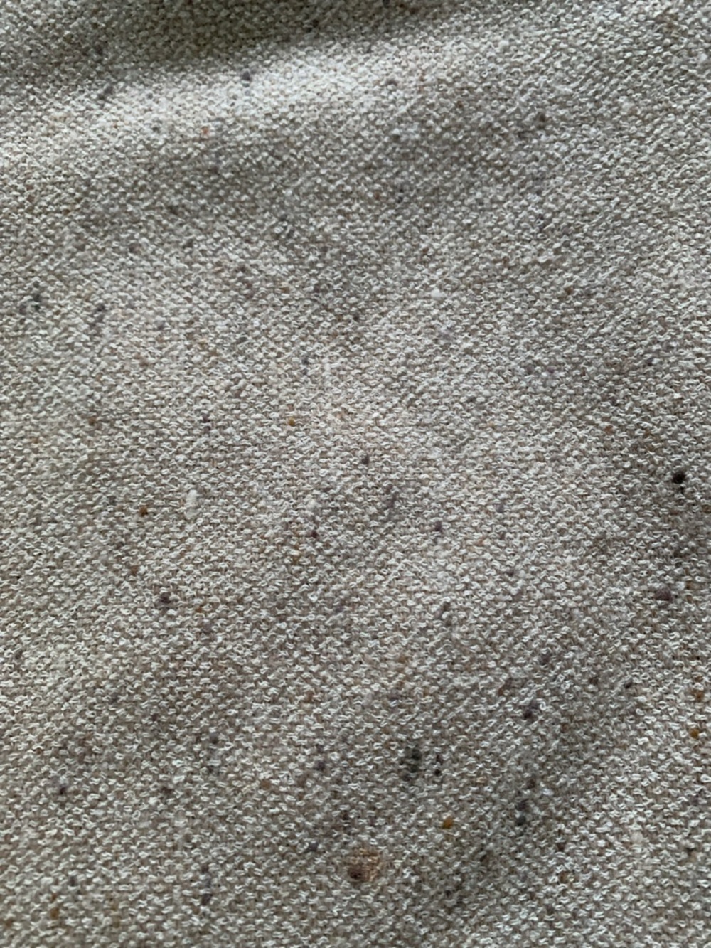 Vintage Kenzo Taupe Blazer with Embroidery and Cream Tweed Sleeves and Skirt - Picture 6 of 7